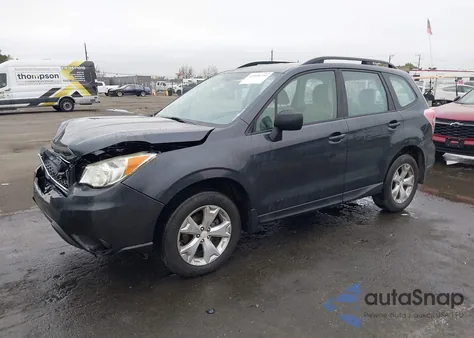 2015 Subaru Forester 2.5I из США, поврежденный, VIN JF2SJABC2FH583475